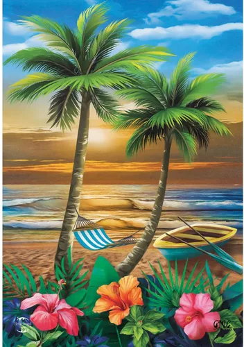 Vista 10 de Briarwood Lane Bandera de jardín de 12 x 18 para playa al aire libre, verano, bandera de jardín para exteriores