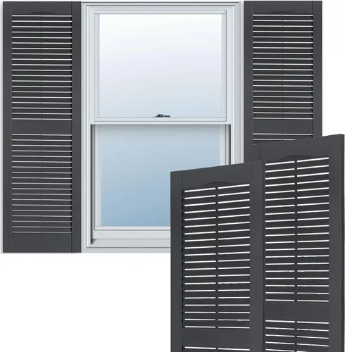 Vista 5 de Persianas estándar exteriores de vinilo para ventanas Borgoña