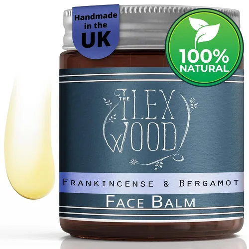 Vista 5 de The Ilex Wood - Bálsamo facial de incienso y bergamota - 100% natural, vegano, hidratante, antienvejecimiento, ingredientes reductores de arrugas
