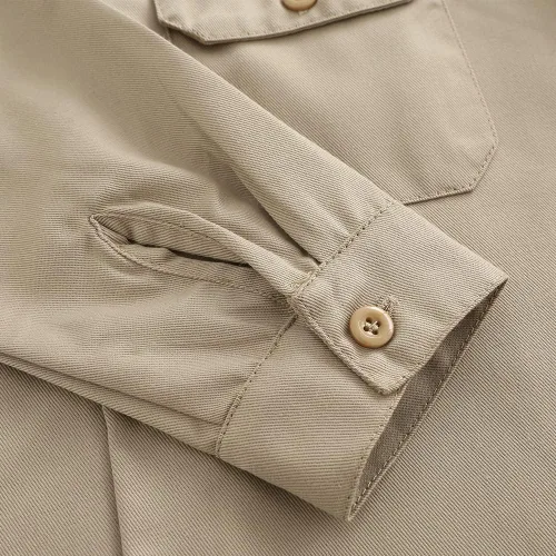 Vista 5 de GRANDWISH Camisa de manga larga para niños, disfraz de Cazafantasmas para niños, camisa de trabajo del guardián del zoológico, color caqui