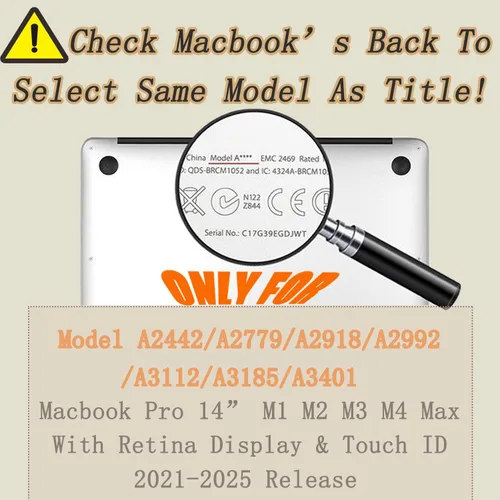 Vista 19 de Funda compatible con MacBook Air de 11 pulgadas 2015-2010 A1465 A1370, diseño impreso de plástico para laptop, carcasa protectora Air de 11.6