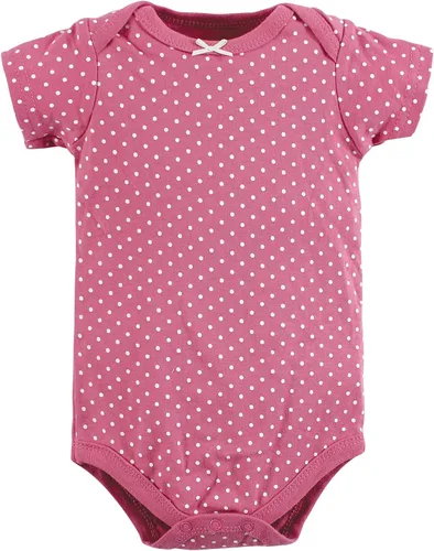 Vista 165 de Hudson Baby baby-girls Cotton Bodysuits 3-pack
