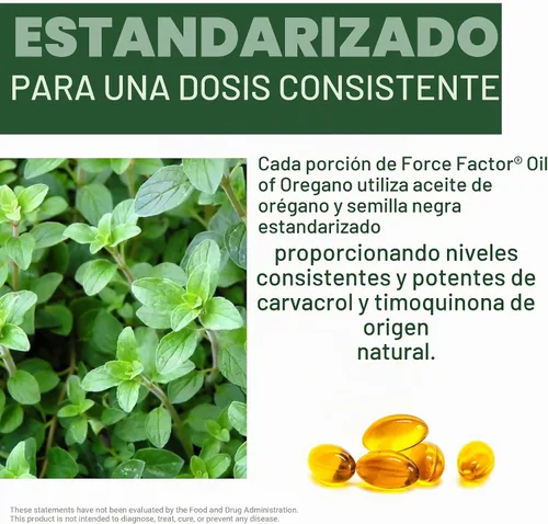 Vista 5 de Force Factor Aceite de Orégano con Aceite de Semilla Negra