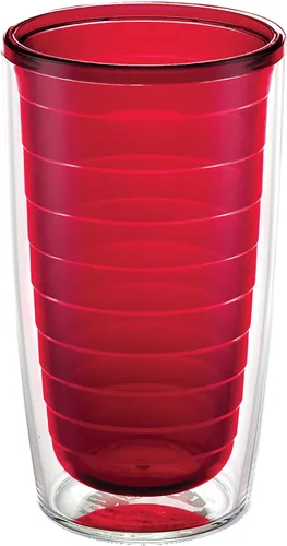 Vista 38 de Tervis Vaso aislado de mesa transparente y colorido fabricado en Estados Unidos con doble pared, taza de viaje que mantiene las bebidas frías