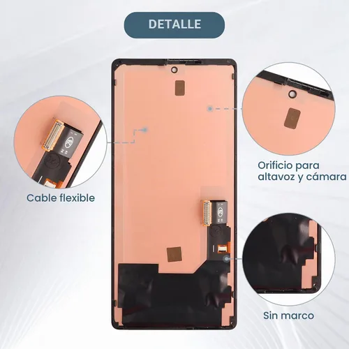 Vista 4 de Pantalla digital LCD compatible con Google Pixel 6 GB7N6 G9S9B16 6.4 "pantalla LCD táctil Asamblea (soporte de huellas dactilares)+herramientas