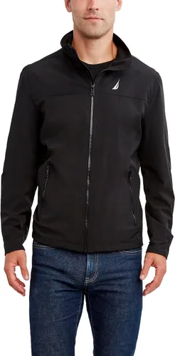 Vista 2 de Nautica Chaqueta de golf ligera y elástica para hombre, con cierre completo