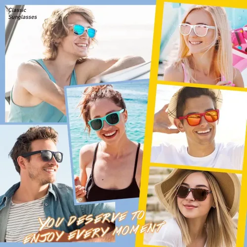 Vista 2 de CGID Retro Polarized Sunglasses for Men Women,Lightweight UV400 Protection Shades