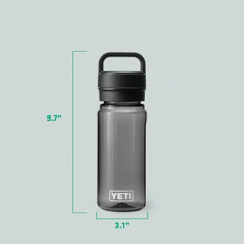 Vista 4 de YETI Botella de agua Yonder con tapa Yonder Chug, ligera, a prueba de fugas y sin BPA