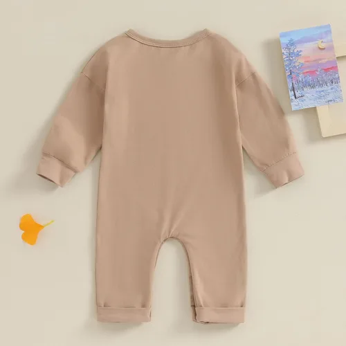 Vista 5 de GOOCHEER Ropa casual de otoño e invierno, para bebé, niño, manga larga, mameluco de una pieza