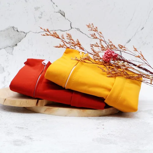 Vista 2 de 2 bolsas para pañales de tela húmedos y secos, impermeables, reutilizables, con dos bolsillos con cremallera, para viajes, playa, piscina