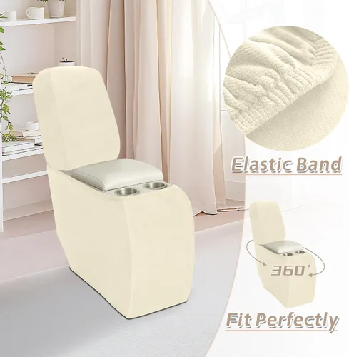 Vista 6 de Arfntevss Fundas de sofá seccional reclinable de terciopelo, Funda de sofá seccional de esquina para sofá reclinable, Funda elástica suave