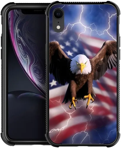 Vista 201 de Funda compatible con iPhone 8 Plus, diseño de oso de bosque otoñal, a prueba de golpes, antiarañazos, carcasa trasera de policarbonato duro