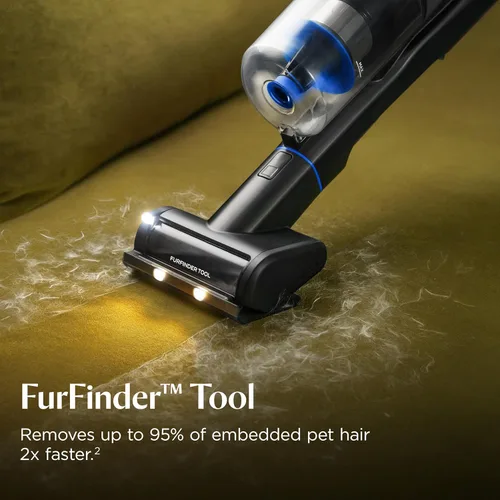 Vista 4 de Bissell PowerClean FurGuard 280W Aspiradora inalámbrica que se mantiene en pie con cepillo autolimpiante, succión fuerte, batería extraíble, montaje
