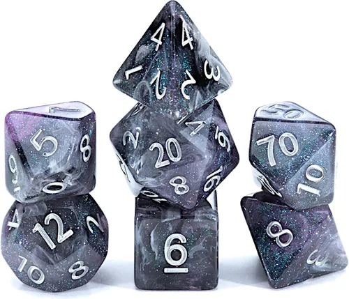 Vista 7 de & Dice Gate Keeper Aether Dice: Eternity - Juego de dados de 7 piezas, juegos de Gate Keeper