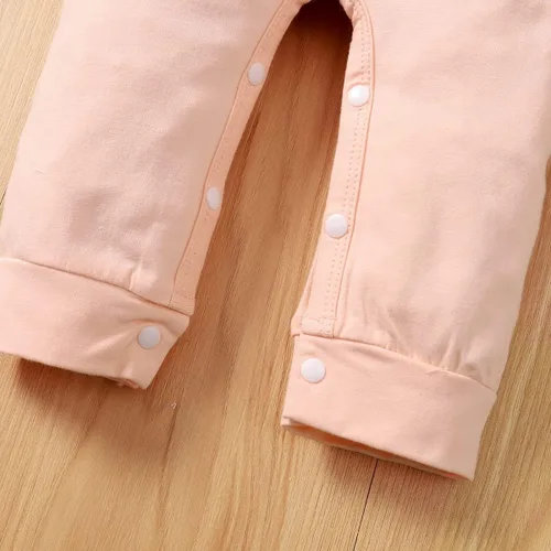 Vista 6 de Singcoco Disfraz de Pascua para bebé, ropa de Pascua para 1 Pascua, mameluco de conejo (rosa, 12-18 meses)