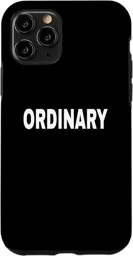 Vista 13 de Funda para iPhone 12 mini ORDINARY Mood Emotion Bold White Text Apparel
