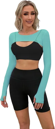 Vista 15 de Chal refrescante con mangas para protección solar, camisetas para mujer para golf, equitación, conducción