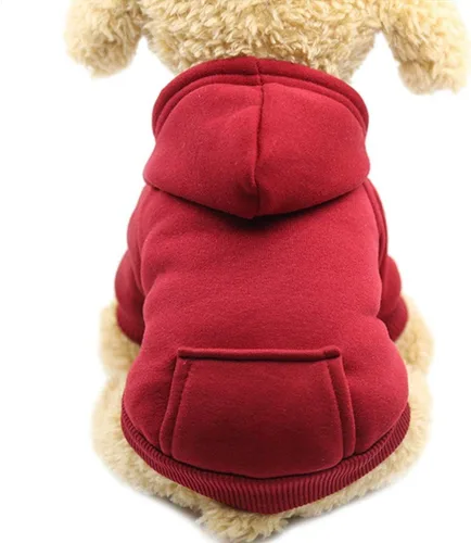 Vista 12 de Idepet Sudaderas con capucha para mascotas perros, ropa para perros pequeños, chaleco para chihuahua, abrigo cálido, chaqueta de otoño, conjuntos