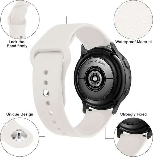 Vista 2 de Meliya Correas compatibles con Garmin Vivoactive 4 Watch, Garmin Venu 3 Venu 2 Watch Band para mujeres y hombres, correa de repuesto deportiva