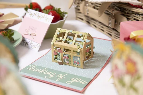 Vista 5 de Sizzix Sizzx Thinlits Juego de troqueles 19PK Pop-Up Garden de Lisa Jones 665957 Capítulo 3 2022, multicolor