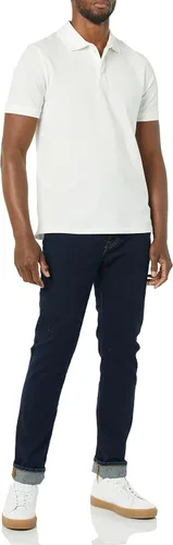 Vista 3 de Tienda Aware Polo de manga corta piqué de algodón ligero para hombre
