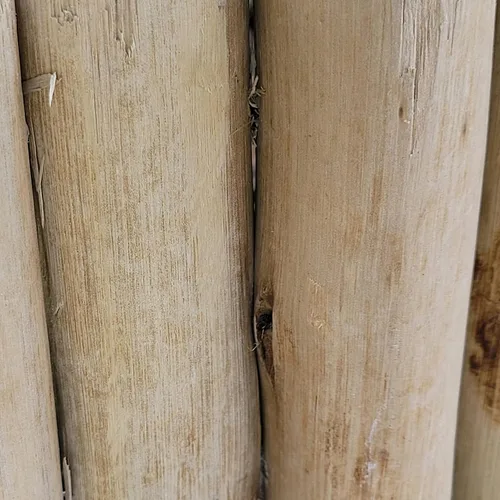 Vista 5 de Forever Bamboo Tronco sólido de madera de eucalipto natural para paisajismo, bordes, césped, jardín, vallas, bordes, 72 pulgadas de largo x 6