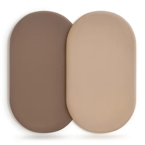 Vista 16 de GRSSDER Juego de 2 sábanas elásticas ultra suaves para cuna, ajuste universal para cuna de bebé, colchón rectangular ovalado, flores y frutas