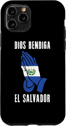 Vista 10 de iPhone 11 El Salvador Dios Bendiga Pupusas Salvadoreno Bukele Idea Dios Caso
