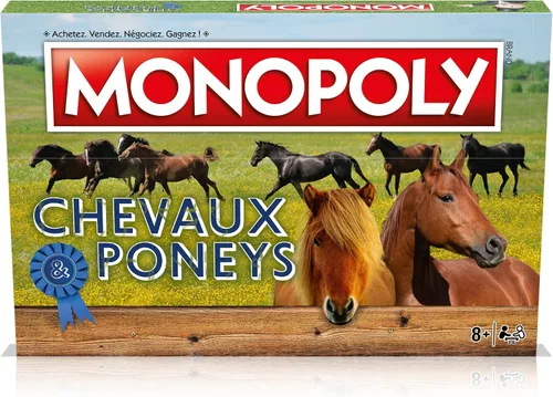 Vista 4 de MONOPOLY CHEVAUX ET PONEYS - Juego de meseta - MOVIMIENTOS GANADORES