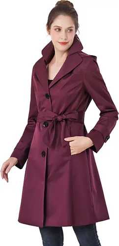 Vista 3 de BGSD Gabardina impermeable con capucha Eva para mujer - Tallas regulares y grandes