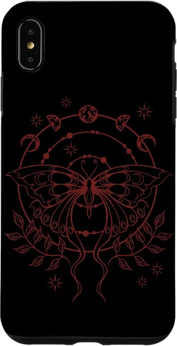 Vista 11 de Alt Emo Fairy Grunge Fairycore Goth Moth Moon Phases Case for iPhone 16