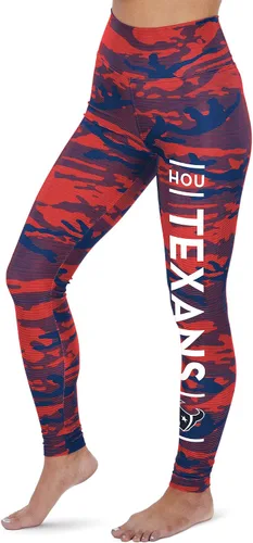 Vista 20 de Zubaz NFL Mallas para mujer de longitud completa de cintura alta básica 1.0