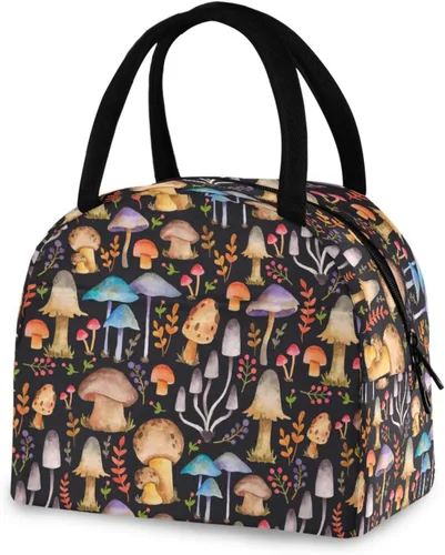 Vista 10 de Bolsa de almuerzo Axolotl para mujeres, hombres y niños, lonchera aislada reutilizable para oficina, trabajo, escuela, picnic, caminata Reusable