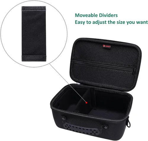 Vista 3 de Funda rígida para cámara Canon EOS Rebel R100/T7/R50/R6 MarkII/R50 V/R8/R10 y Nikon RED Z/ Z50 II/Z6 III/Z5 II sin espejo, para cámaras Canon Negro