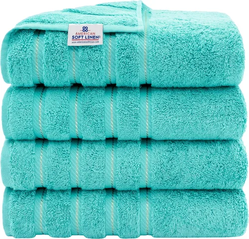 Vista 41 de American Soft Linen - Juego de toallas de 3 piezas, 1 toalla de baño, 1 toalla de mano y 1 toalla pequeña, 100% algodón turco para baño, juego