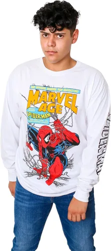 Vista 3 de Marvel Spider-Man Age - Camiseta de manga larga para hombre