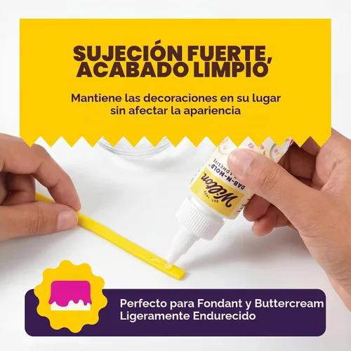 Vista 2 de Adhesivo comestible "Dab-N-Hold" de Wilton, Transparente