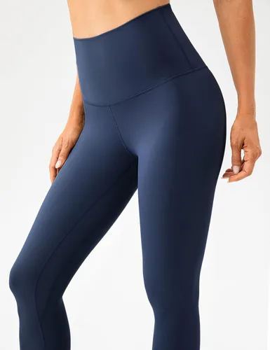 Vista 5 de Lavento Leggings de yoga con sensación desnuda para mujer, longitud 78, pantalones de yoga de cintura súper alta, mallas de entrenamiento