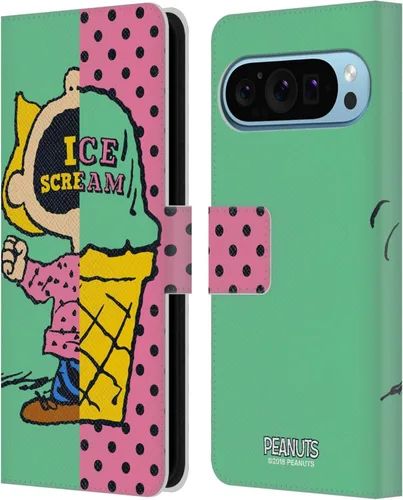 Vista 11 de Head Case Designs Officially Licensed Peanuts Charlie & Woodstock Nap Halfs and Laughs Leather Wallet Case Compatible with Google Pixel 8