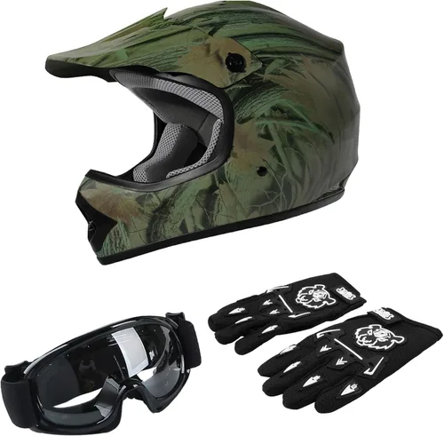 Vista 19 de TCT-MOTORPARTS DOT - Casco de motocross para niños y jóvenes, casco de cara completa para motocross, ATV, todoterreno, casco de cuatro ruedas