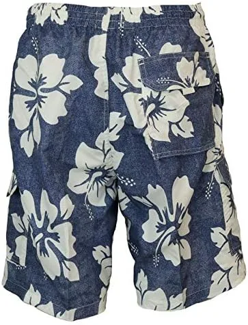 Vista 3 de Surf Ave Traje de baño clásico largo para hombre, sin ojales