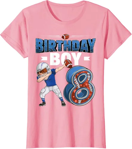 Vista 13 de Dabbing Boy - Camiseta de 8 años de fútbol americano americano, Negro, S