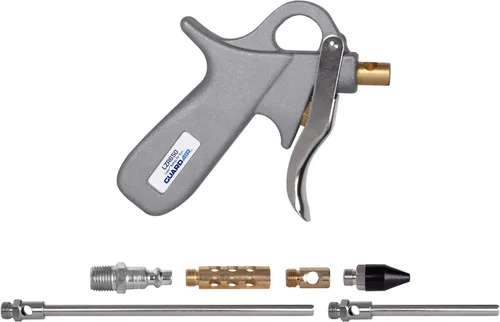 Vista 3 de Guardair Lazer Series Pistola de aire de seguridad con empuñadura de pistola, boquilla Venturi de aluminio con extensión de 12 pulgadas, entrada