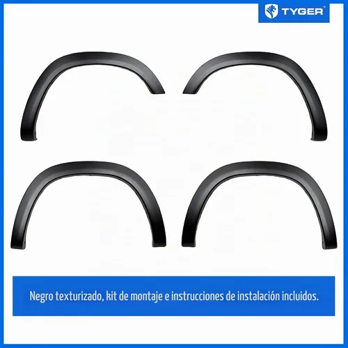 Vista 2 de Tyger Auto Fender Flare compatible con Ram 1500 2019-2024 (no compatible con Classic 2019-2024; Rebel; Warlock; TRX), estilo de fábrica pintable