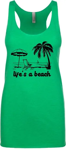 Vista 11 de Women's Graphic Racerback Tank Top, Gift for Her, Shirts with Sayings, Yoga Tee, Song
