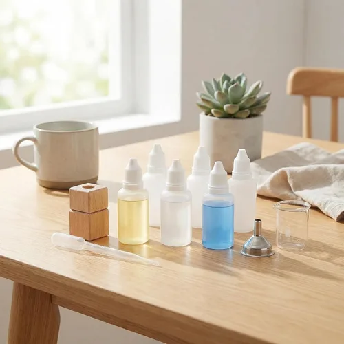 Vista 8 de 50 botellas vacías de plástico transparente de 0.3 fl oz (gotas de enchufe extraíble) contenedores de líquido para ojos para cuidado personal