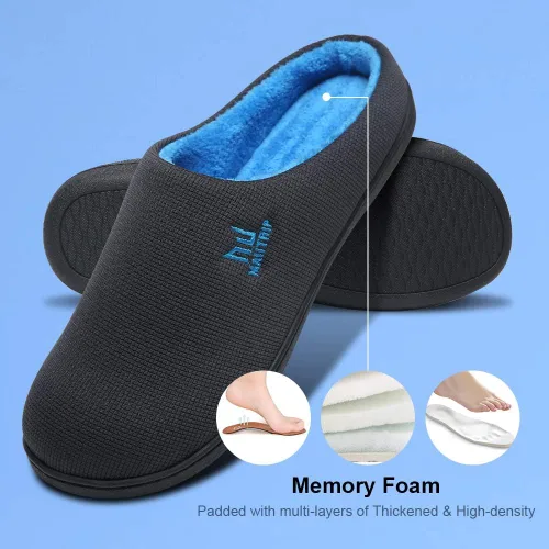Vista 3 de MAIITRIP Pantuflas de espuma viscoelástica antideslizantes para hombre (tamaño 7-17)