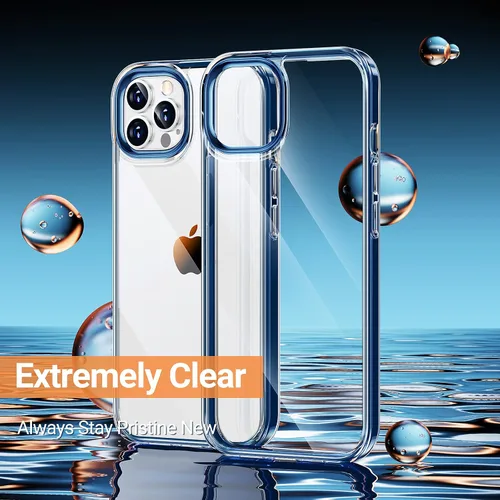 Vista 4 de TORRAS Funda compatible con iPhone 12/iPhone 12 Pro, protección contra caídas de grado militar de 8 pies con material no newtoniano compatible