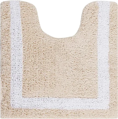 Vista 81 de Better Trends - Alfombra de baño 100% algodón reversible, altamente absorbente y lavable a máquina, suave, tapete de ducha para piso de baño