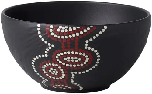 Vista 9 de Villeroy & Boch Manufacture Rock Rice Bowl, 14.5 oz, porcelana premium, fabricado en Alemania, negro mate